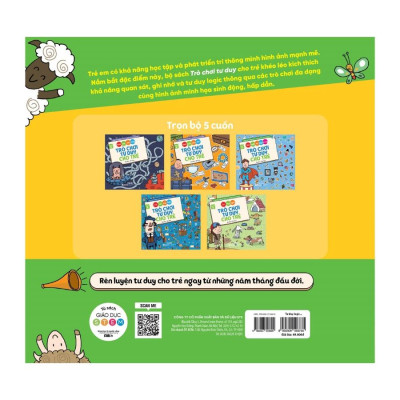 Trò Chơi Tư Duy Cho Trẻ - Tư Duy Logic - Buke Buke (EBM)  - Bản Quyền