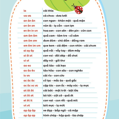 Vở Luyện Viết Hạ Cỡ Chữ Chữ Ô Li Nhỏ - Quyển 3: Vần (MEGA)