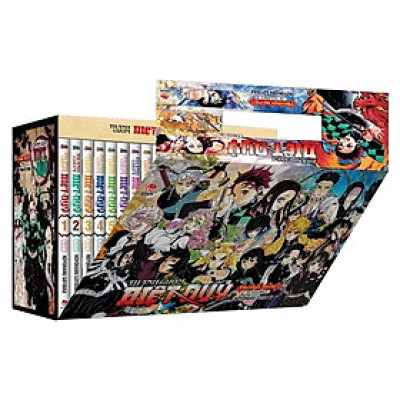Sách - Premium Boxset Thanh Gươm Diệt Quỷ - Kimetsu No Yaiba (Hộp 23 Tập) - Tặng Kèm Quà Tặng