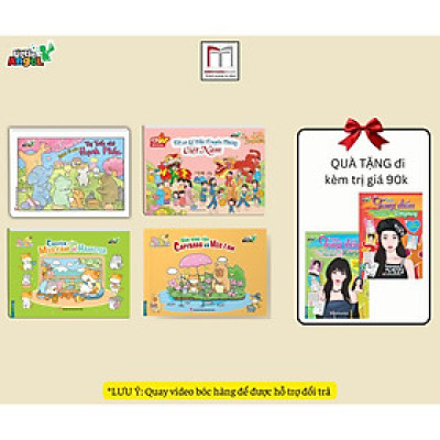 Sách Tô Màu - Bốn Mùa Của Capybara, Chuyện Của Mèo Cam Và Hamster, Thị Trấn Nhỏ Hạnh Phúc, Tết Và Lễ Hội - Combo 4 Cuốn - Minh Thắng