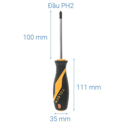 BỘ 2 CÂY TUA VÍT TOLSEN 20182 - HÀNG CHÍNH HÃNG