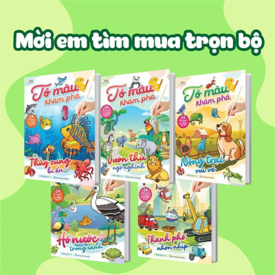 Sách - Tô Màu Khám Phá - Vườn Thú Ngộ Nghĩnh - Megabook