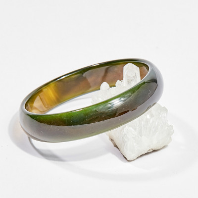 Vòng tay phong thủy đá mã não xanh ni 60 mệnh hỏa , mộc - Ngọc Quý Gemstones