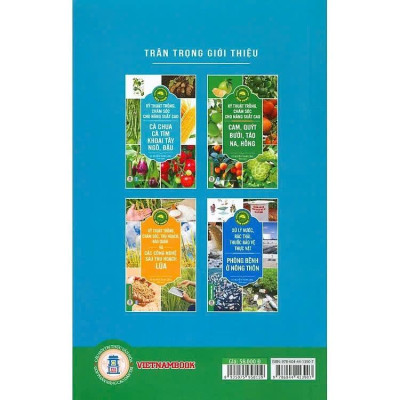Sách - Kỹ Thuật Trồng, Chăm Sóc Cho Năng Suất Cao - Cà Chua, Cà Tím, Khoai Tây, Ngô, Đậu - VIETNAMBOOK