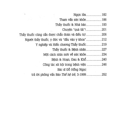 Thầy Thuốc & Bệnh Nhân (Tái Bản 2019)