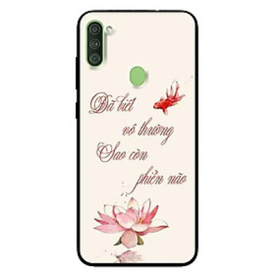 Ốp lưng dành cho Samsung Galaxy A02 - A02s - mẫu Sen Hồng Và Cá