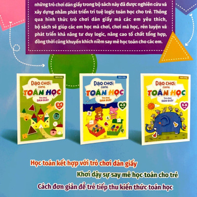 Dạo Chơi Cùng Toán Học - Trò Chơi Dán Giấy (4-5 Tuổi)
