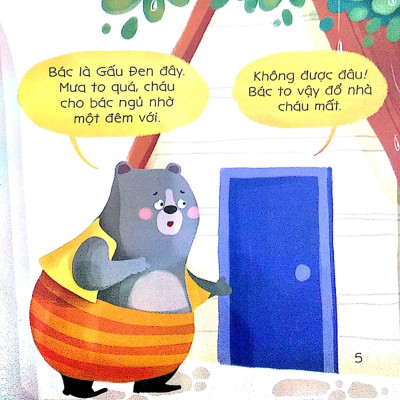 Bé Tập Kể Chuyện - Bác Gấu Đen Và Hai Chú Thỏ