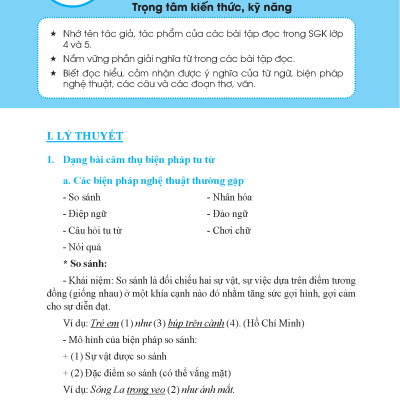 Trọng Tâm Kiến Thức Tiếng Việt Luyện Thi Vào Lớp 6 - Có Đáp Án - Tập 2