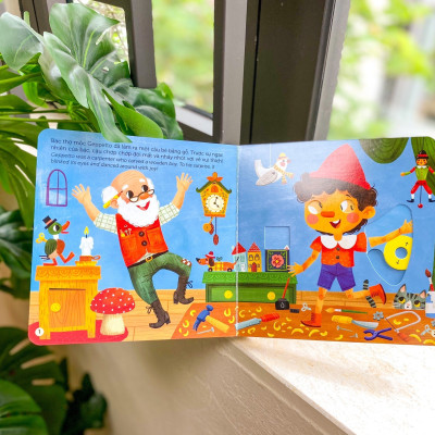 Sách chuyển động - First stories - Cậu bé người gỗ - Pinocchio