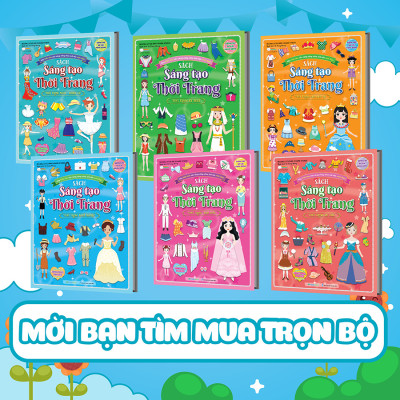 Sách Sáng tạo thời trang: Thời trang nghề nghiệp (Hơn 100 stickers)