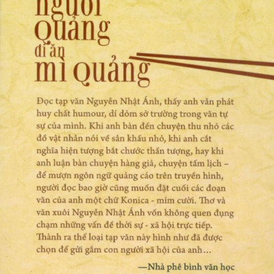 Người Quảng Đi Ăn Mì Quảng (Tái Bản - Đ) 