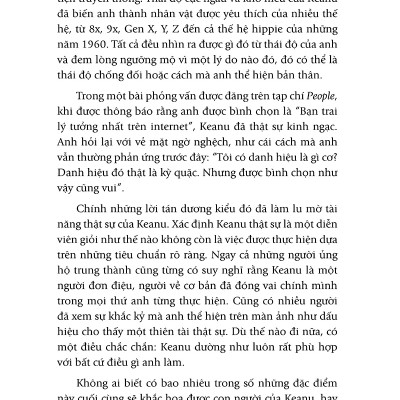 Keanu Reeves - Ma Trận Cuộc Đời (Bí Ẩn Đằng Sau Người Đàn Ông Tử Tế Nhất Hành Tinh) _FN