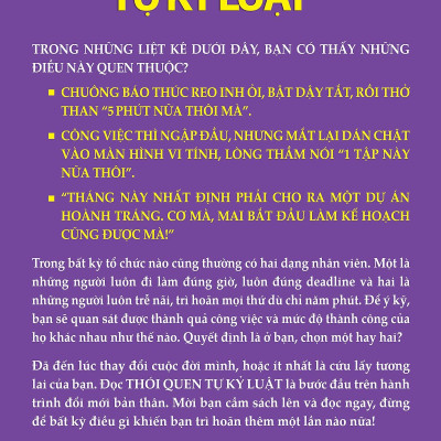 Thói Quen Tự Kỷ Luật