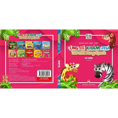 Sách - Cùng Bé Khám Phá Thế Giới Xung Quanh - Số Đếm - Song Ngữ Anh Việt - Bìa Cứng - Việt Thư