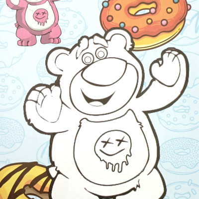 Bé Tô Màu - Lotso Yêu Bánh Vòng