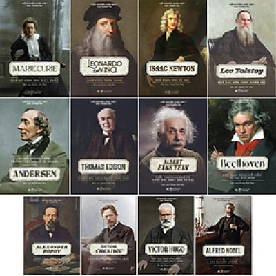 Bộ sách - Kể chuyện cuộc đời các thiên tài (12 cuốn) - Bản Quyền