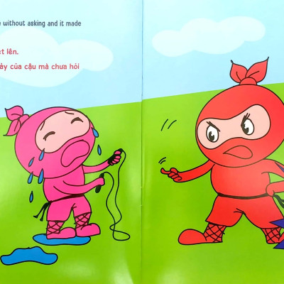 Ninja Nhí - Rèn Luyện Tư Duy Tích Cực - Ninja Tức Tối (Song Ngữ)