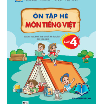 Sách - Ôn tập hè môn Toán + Tiếng việt lớp 4 ( Sách dùng chung )