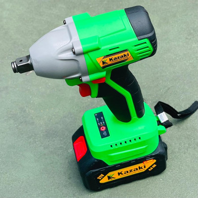 MÁY SIẾT BULONG 21V (MOTOR TỪ) KAZAKI KZ21BW (CHÂN PIN MAKITA, 2 PIN 4AH, 1 SẠC )- HÀNG CHÍNH HÃNG