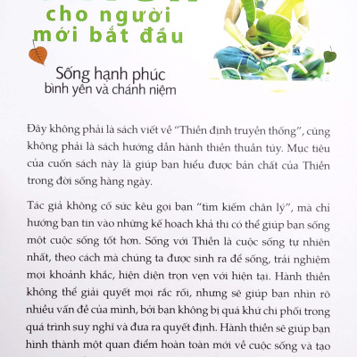 Hiểu Và Ứng Dụng Nhanh - Thiền Cho Người Mới Bắt Đầu - Ian Tuhovsky - Vanlangbooks
