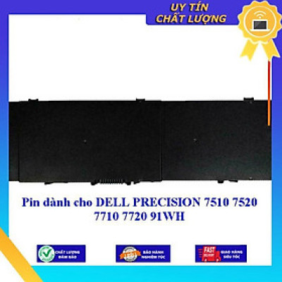 Pin dùng cho DELL PRECISION 7510 7520 7710 7720 91WH - Hàng Nhập Khẩu New Seal