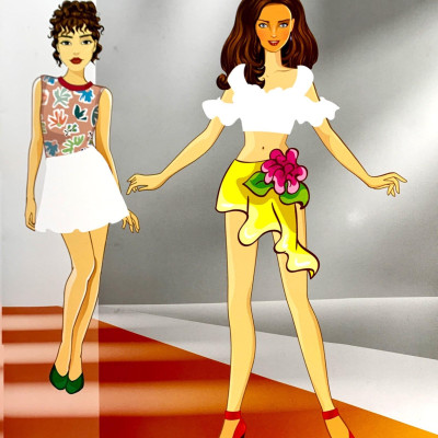 Sticker Fashion - Dán Hình Thời Trang - Tập 1