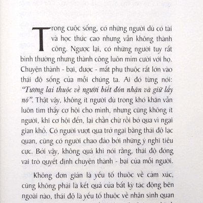 Thái Độ Quyết Định Thành Công (Tái Bản)