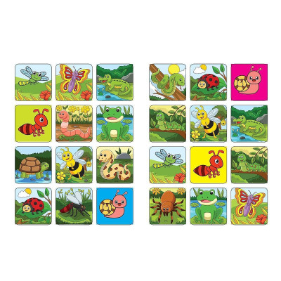 Sách - Bé Tô Màu - Khám Phá Vườn Côn Trùng Kì Thú - Côn Trùng, Bò Sát, Lưỡng Cư) (20+ Hình Dán Sticker - Chính Thông Book