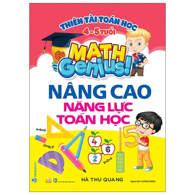 Combo Thiên Tài Toán Học Dành Cho Trẻ 4-5 Tuổi - 4 Cuốn - Hà Thu Quang - Vanlangbooks