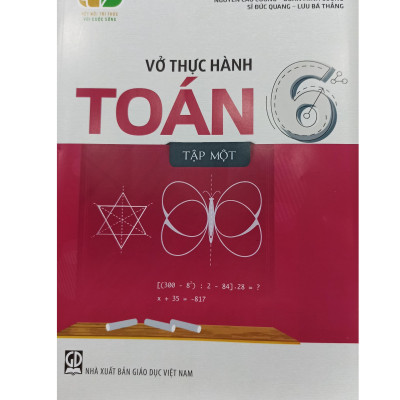 Bộ 2 cuốn vở thực hành Toán lớp 6 (kết nối) 