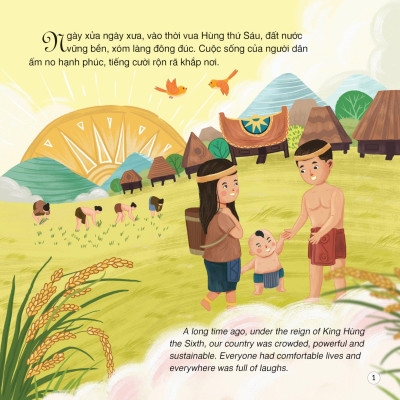 Truyện Cổ Tích Việt Nam - Thánh Gióng (Song Ngữ Việt - Anh)