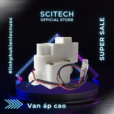 Van áp cao nối nhanh kèm dây điện dùng trong máy lọc nước - Hàng chính hãng