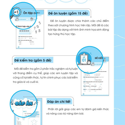 Sách - Đề Ôn Luyện Và Tự Kiểm Tra Toán Lớp 1 - Tập 1