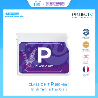 [TẶNG 5 TÚI PV ZIP] Thực Phẩm Sức Khoẻ S+P+A | V Alphabet - Sự Bình Tĩnh, Chống Oxy Hóa & Tiêu Hóa Khỏe - PROJECT V - Xuất xứ Pháp, Hàng Chính Hãng