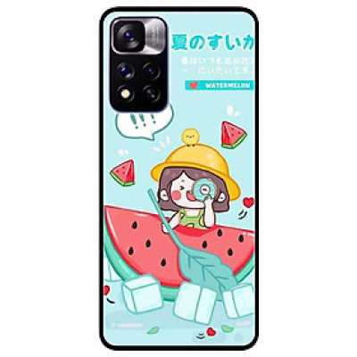 Ốp lưng dành cho Xiaomi Redmi Note 11 Pro 5G ( Bản Nội Địa ) mẫu Cô Gái Dưa Hấu