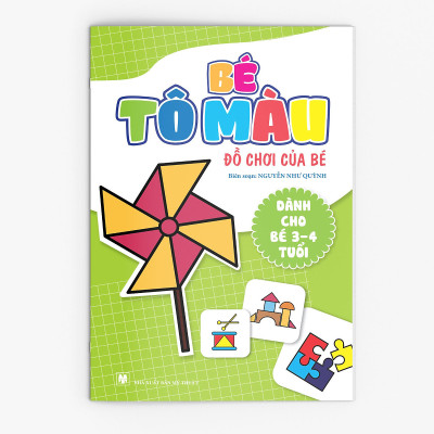 Combo 8 cuốn Tô màu: Bé học IQ (3-4 tuổi) - NTbooks