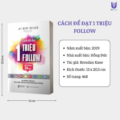 Sách - Cách Để Đạt 1 Triệu Follow Chỉ Trong 30 Ngày - Bizbooks