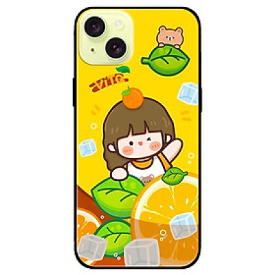 Ốp lưng dành cho Iphone 15 - Iphone 15 Plus - Iphone 15 Pro - Iphone 15 Pro Max - Cô Gái Cam - Hàng Chính Hãng