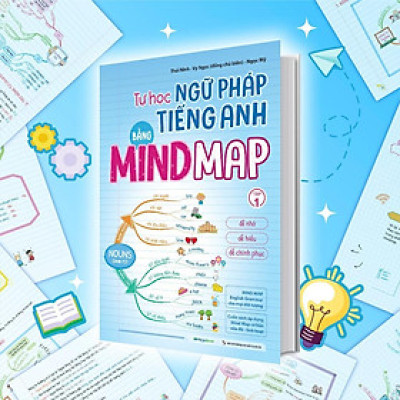 Sách - Tự Học Ngữ Pháp Tiếng Anh Bằng Mindmap - Tập 1 - Megabook