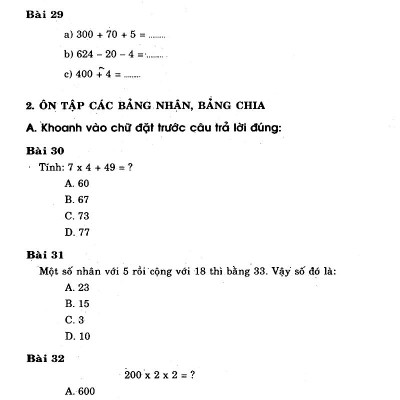 Tuyển Chọn Các Bài Tập Trắc Nghiệm Toán 3 (Tái Bản 2018)