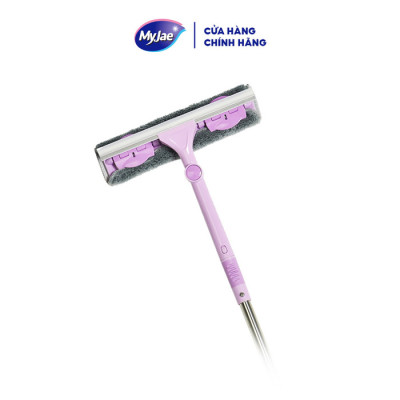 Cây Lau Kính, Gạt Chùi Kính Đa Năng 2 Đầu Trong 1 MyJae Cán Dài Uốn Xoay Thông Minh Chống Trơn Trượt