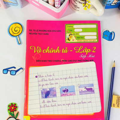 Sách - Combo 2 cuốn Vở Chính Tả Lớp 2 (Biên soạn theo CT GDPT mới) - ndbooks