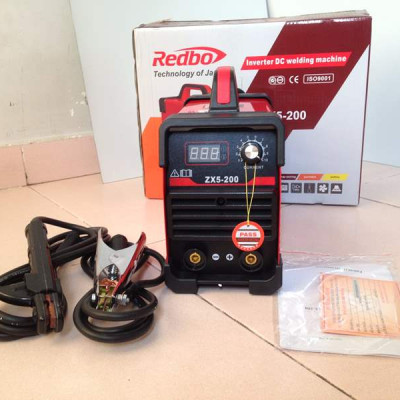 MÁY HÀN QUE ĐIỆN TỬ INVENTER REDBO ZX5-200 (CHUYÊN KÉO QUE 3.2, CÓ ĐỒNG HỒ) -HÀNG CHÍNH HÃNG