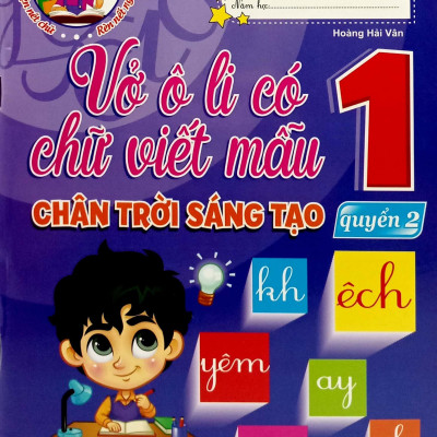 Vở Ô Li Có Chữ Viết Mẫu 1 - Quyển 2 (Chân Trời Sáng Tạo)