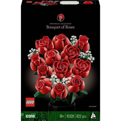 Đồ Chơi Lắp Ráp Bó Hoa Hồng - Bouquet of Roses Flowers - Lego Adults 10328 (822 Mảnh Ghép)