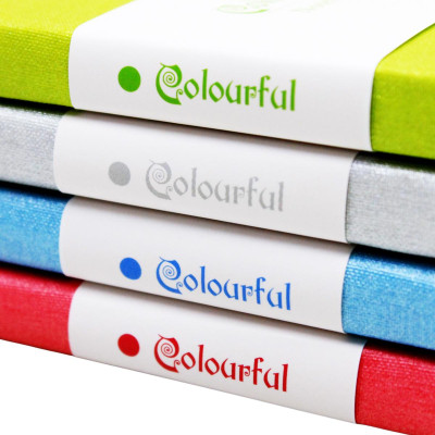 Sổ Colourful Notebook A6 - Dòng Kẻ Chấm - 120 Trang 100gsm - The Sun - Màu Xanh Biển