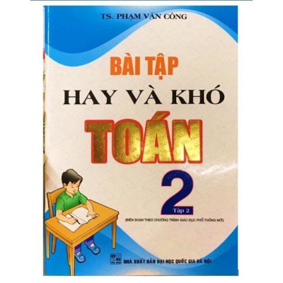 Sách - Combo Bài tập hay và khó toán 2