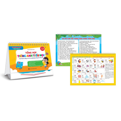 Bộ Lịch Công Thức Tiếng Anh Sổ Tay Tổng Hợp Kiến Thức Dành Cho Học Sinh Tiểu Học
