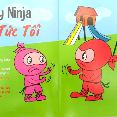 Ninja Nhí - Rèn Luyện Tư Duy Tích Cực - Ninja Tức Tối (Song Ngữ)